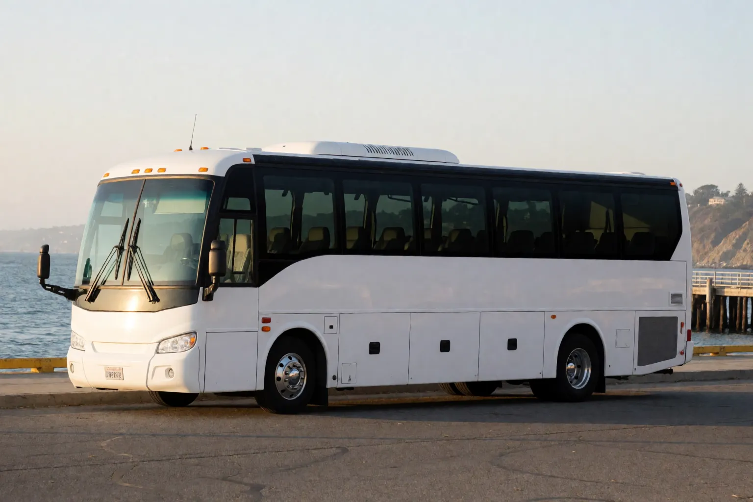 56 passenger charter bus in Monterey