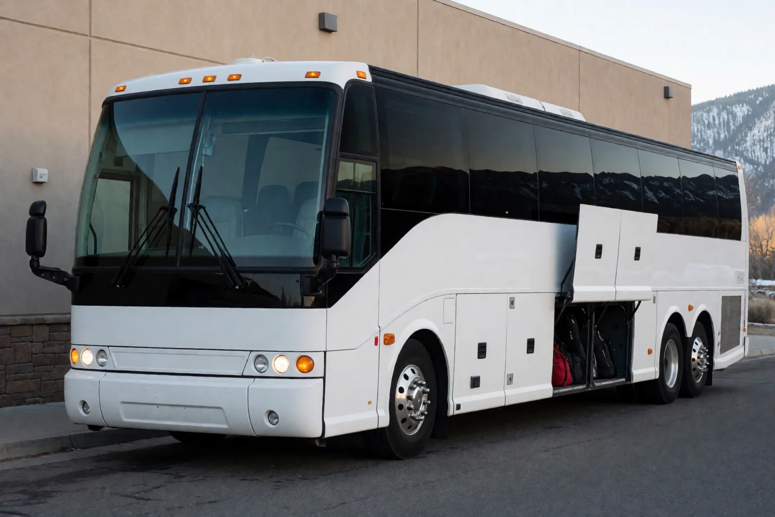 56 passenger charter bus in Reno and Lake Tahoe