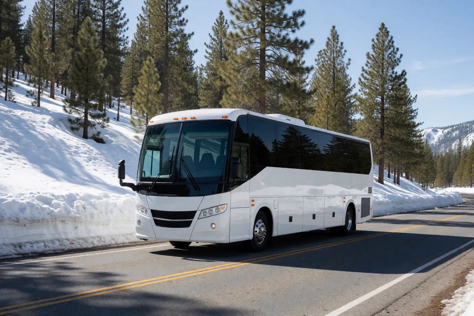 56-Passenger Charter Bus Rental in Reno