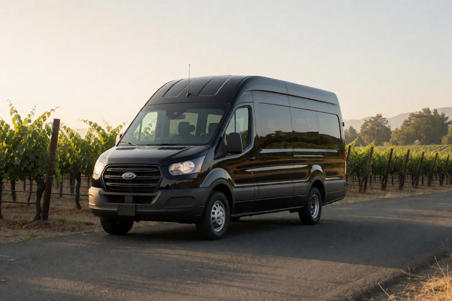 airport charter bus in Napa and Sonoma
