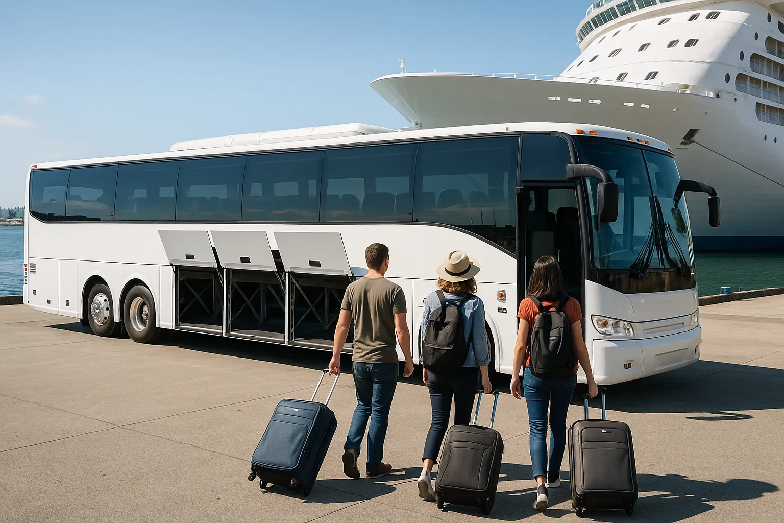 airport charter bus in San Diego