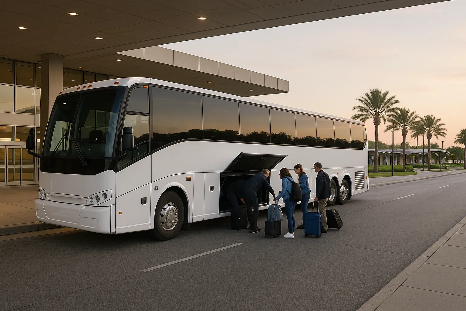 Airport Shuttle Charters in Orlando Metro