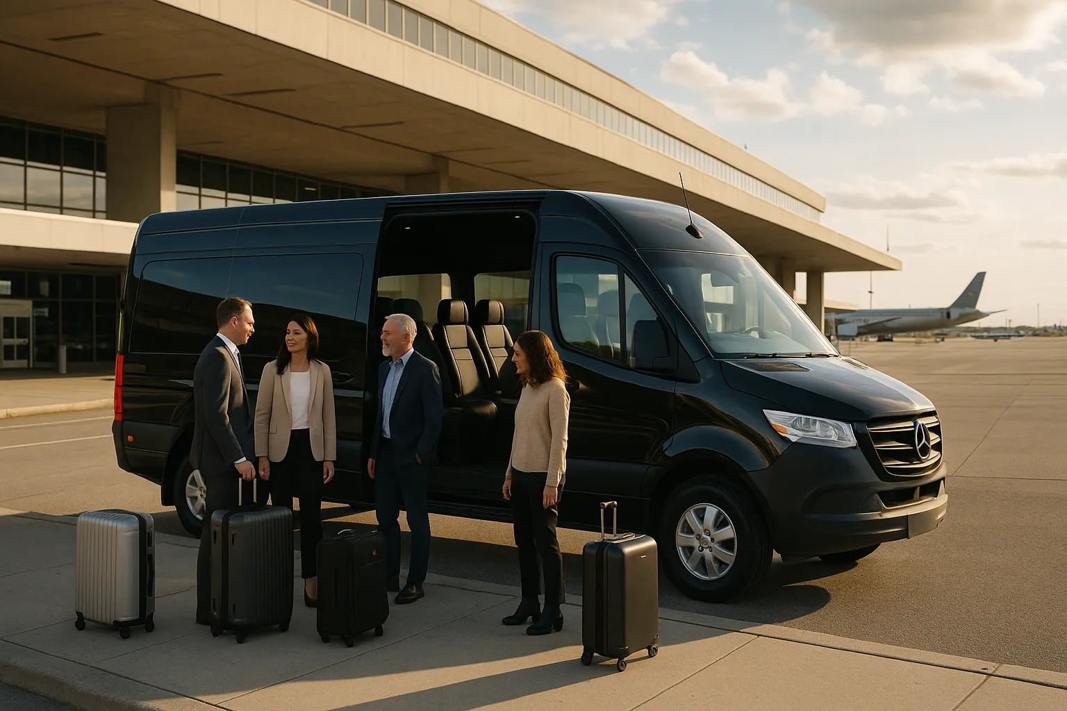 airport charter bus in Las Vegas