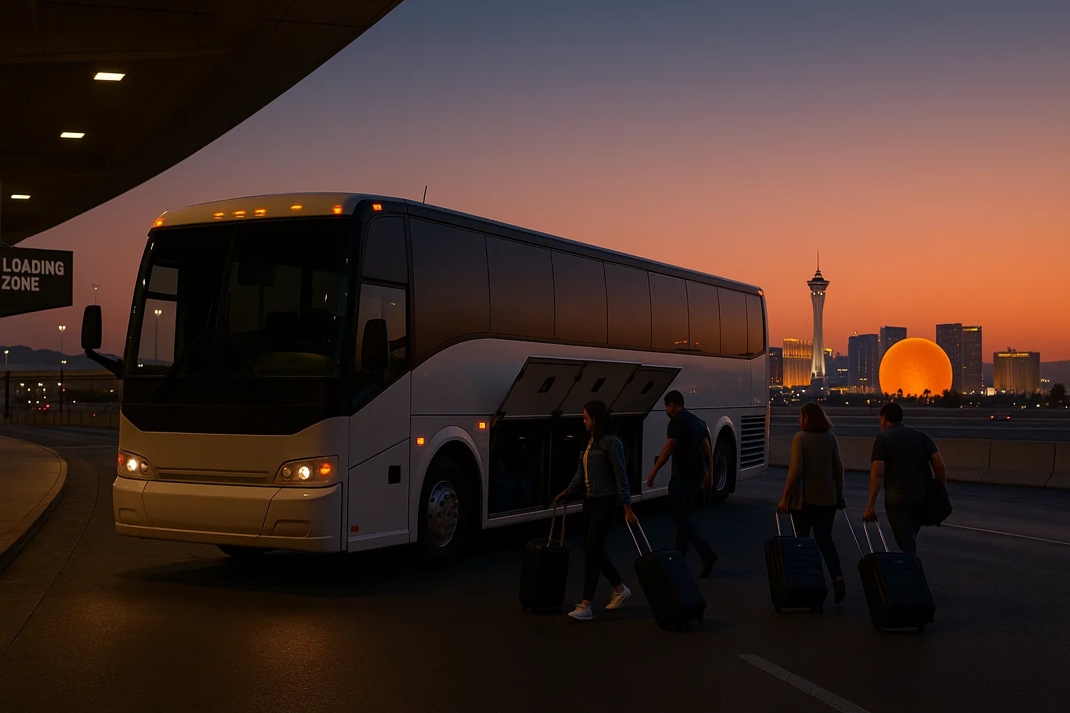 Airport Shuttle Charters in Las Vegas Metro
