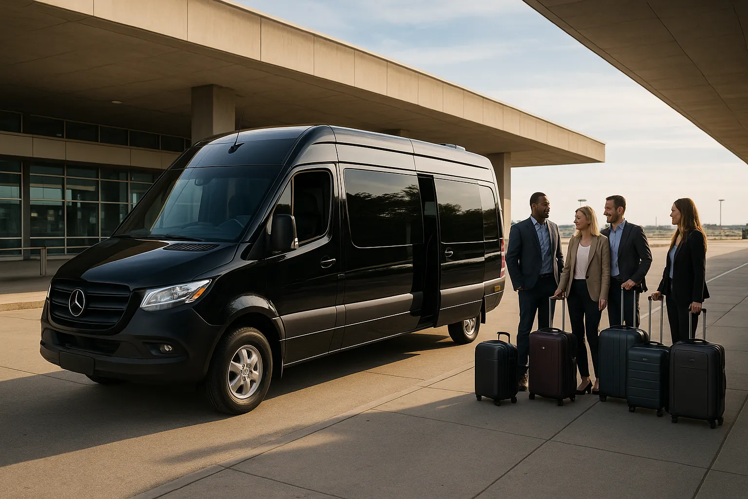 airport charter bus in Austin
