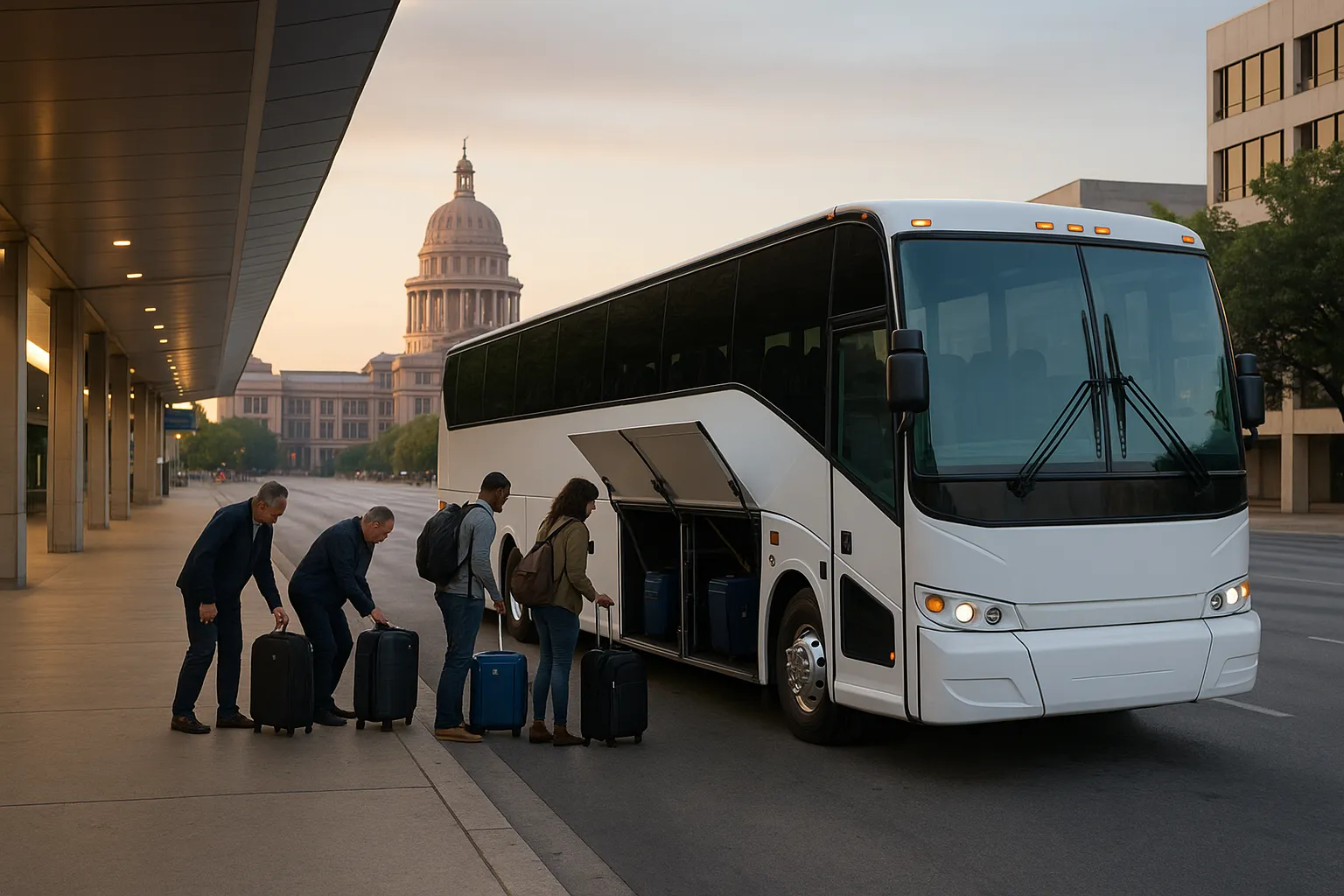 Airport Shuttle Charters in Austin Metro