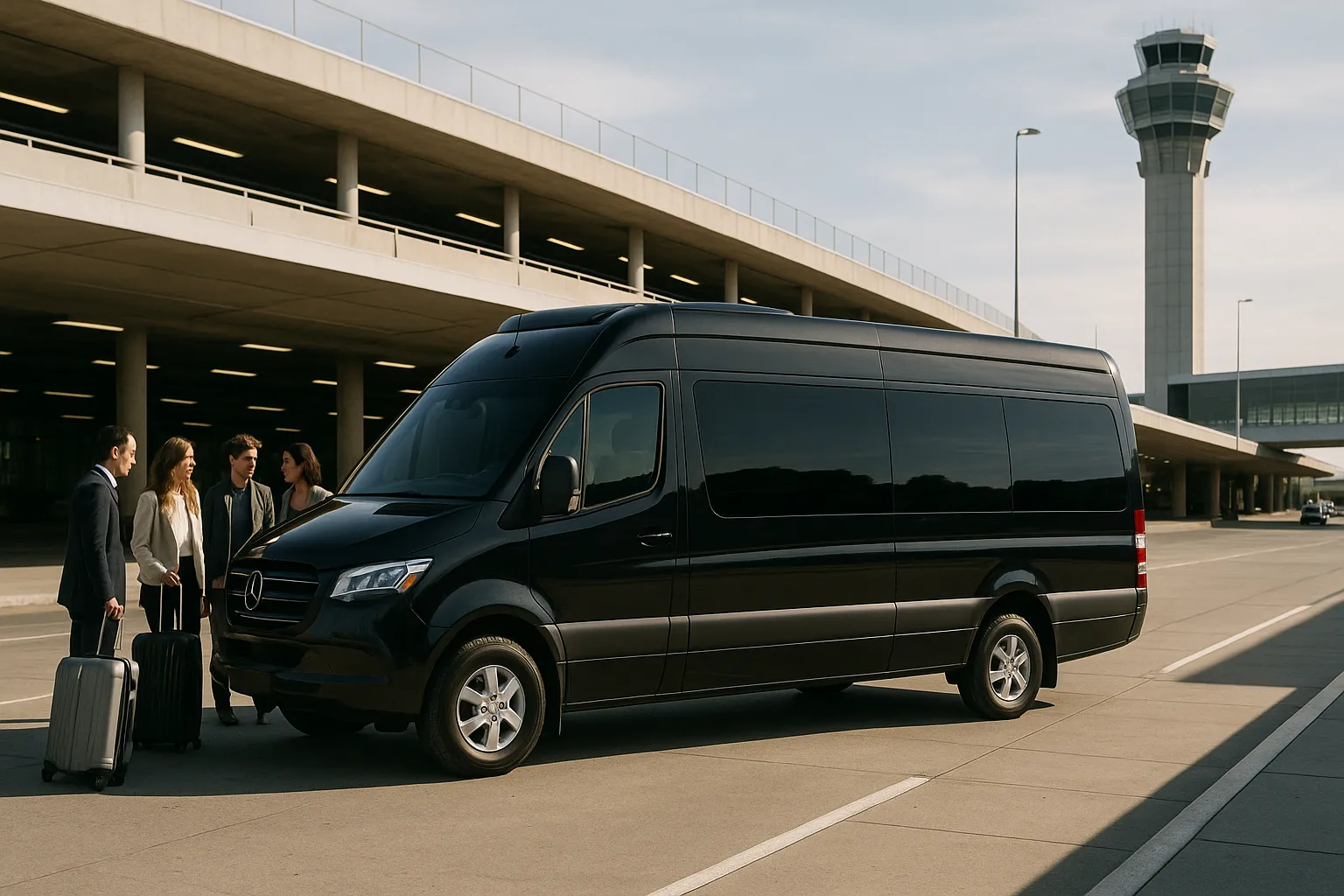 airport charter bus in Dallas–Fort Worth