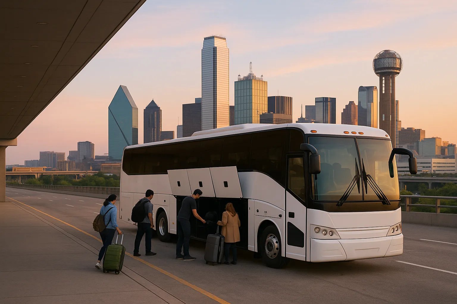 Airport Shuttle Charters in Dallas–Fort Worth