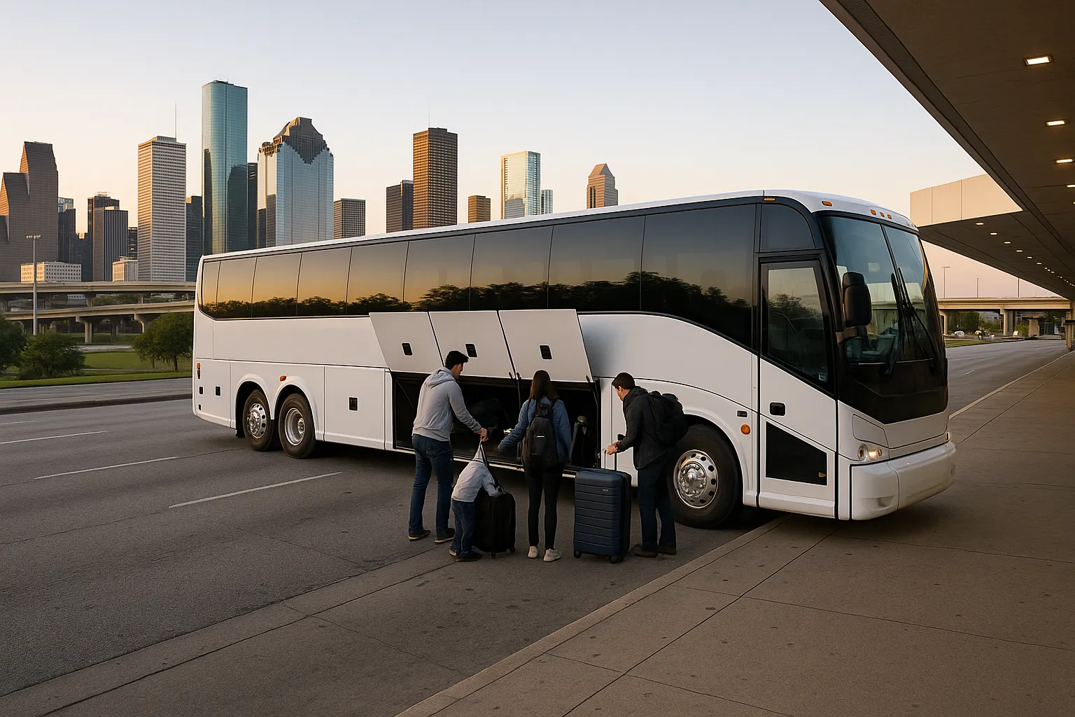 Airport Shuttle Charters in Houston Metro