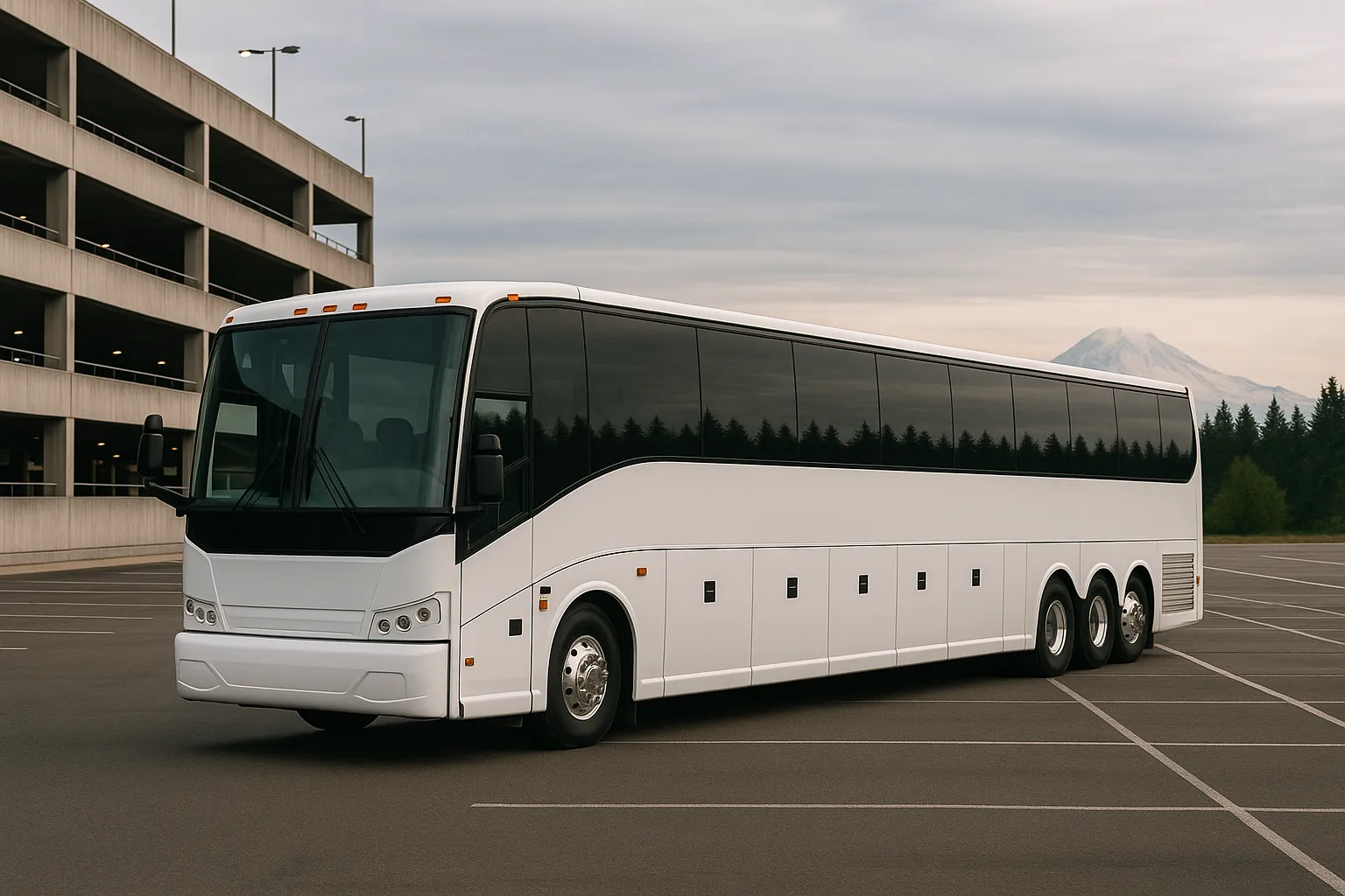 Charter bus at SEA