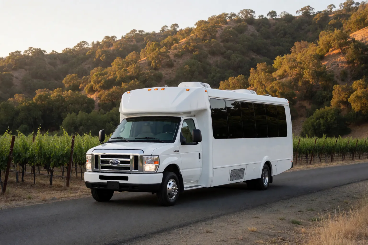 Charter bus in Napa & Sonoma