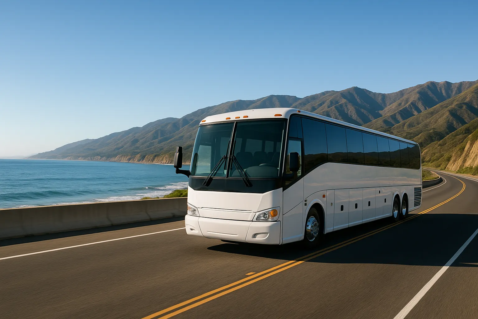 Charter bus in Santa Barbara & Ventura