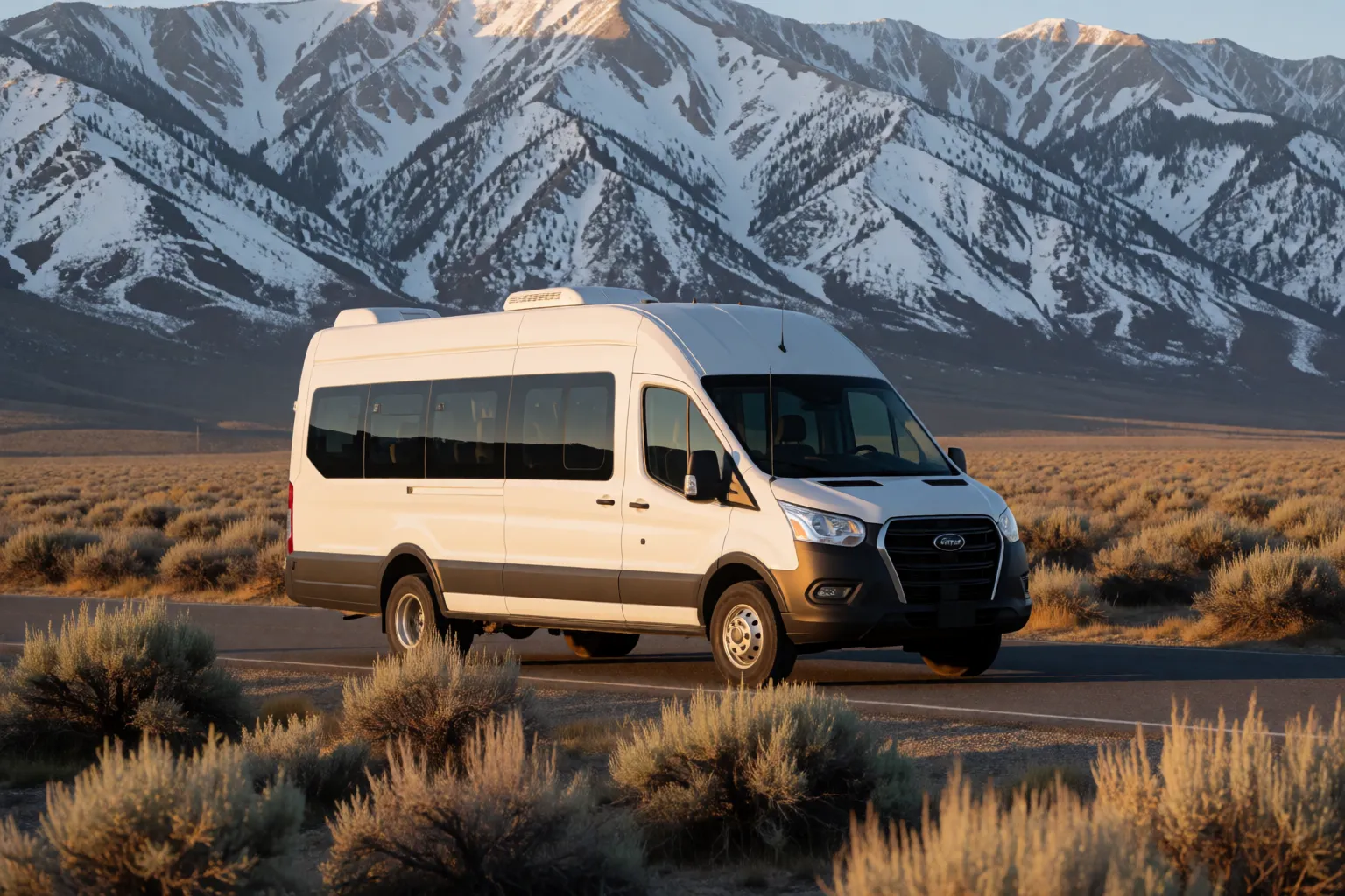 Charter bus in Carson City