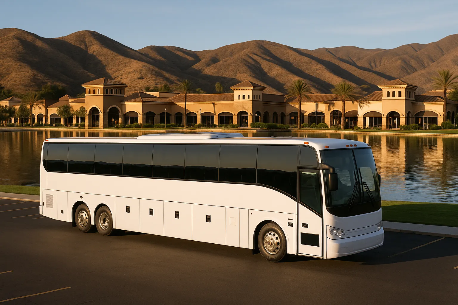 Charter coach at Dos Lagos in Corona