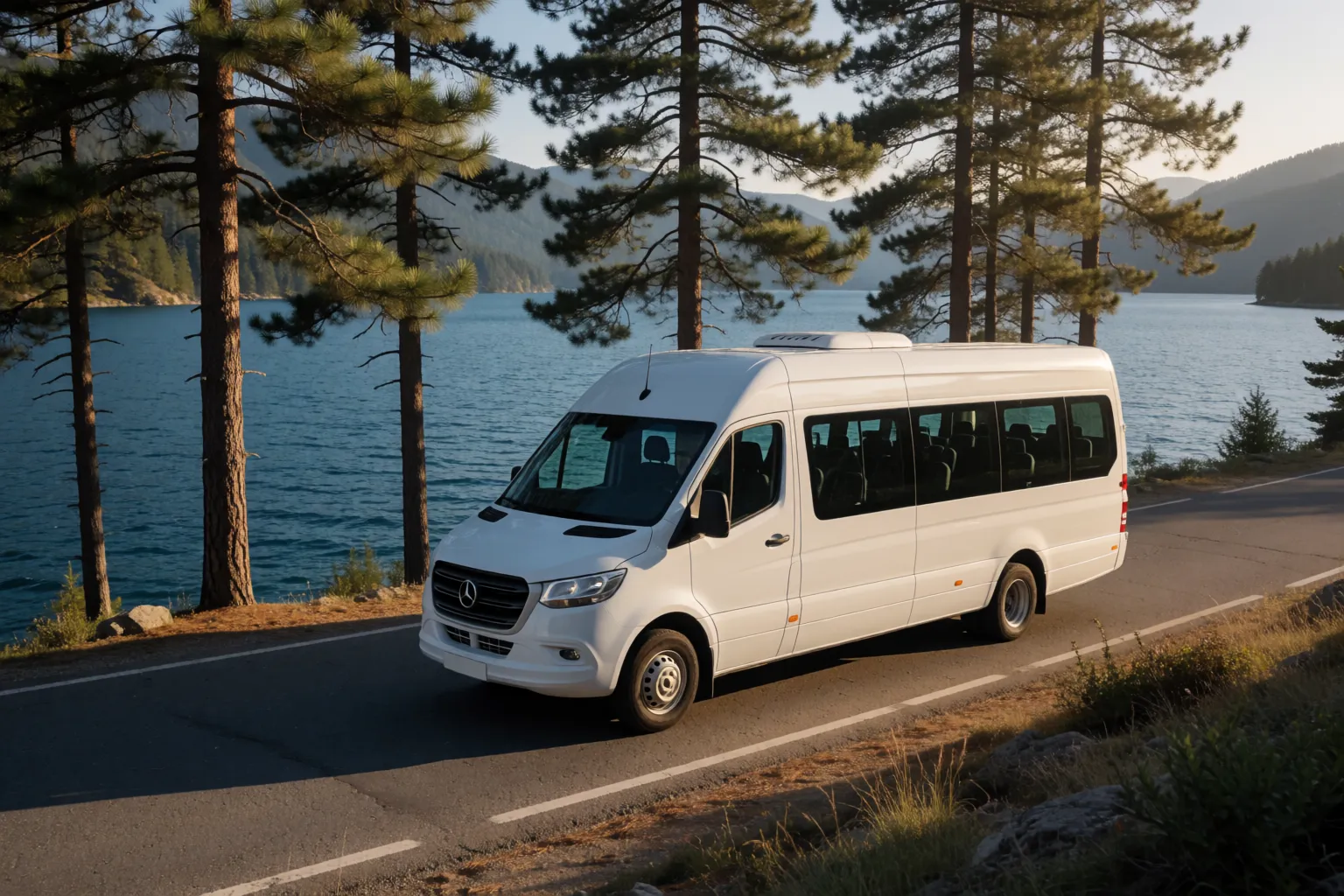 Charter bus in Incline Village