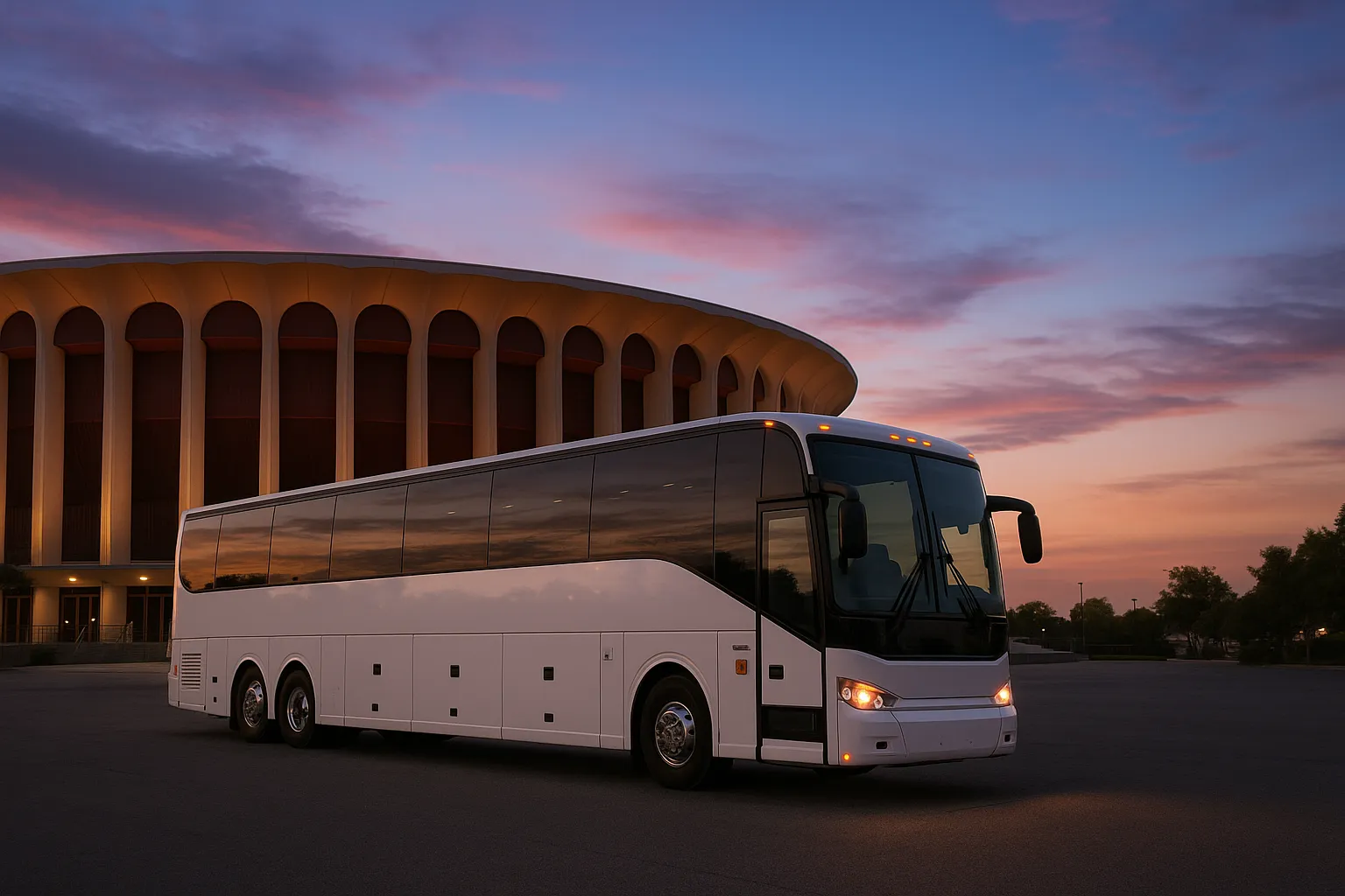 Charter coach at the Kia Forum