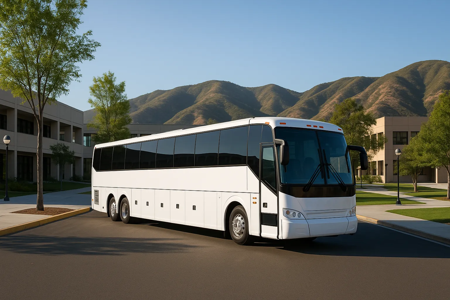 Charter coach at a south Orange County campus