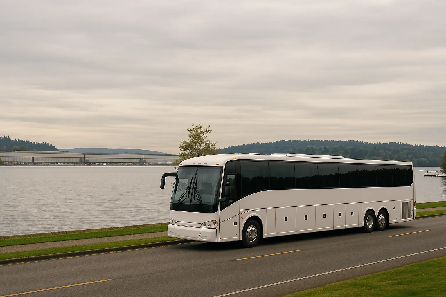 Charter bus in Renton
