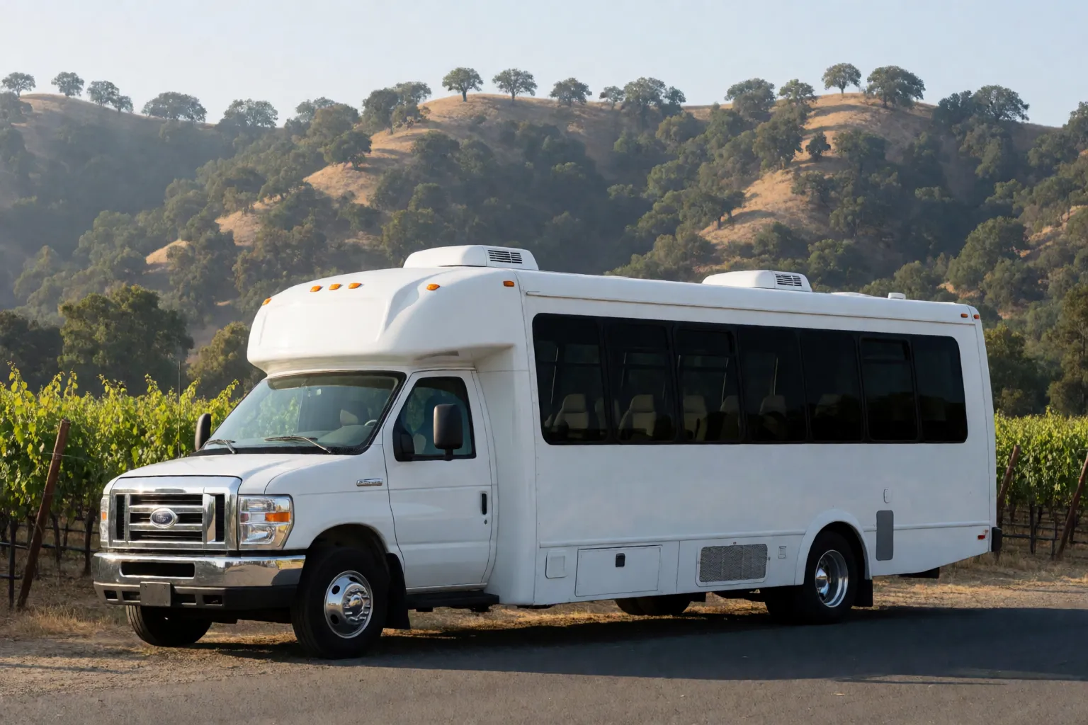 Charter coach near Sonoma