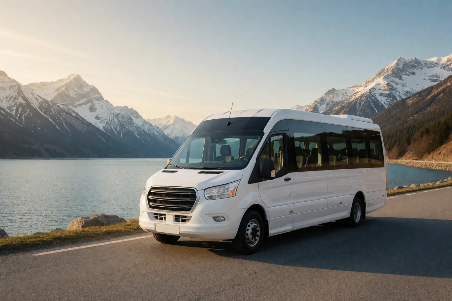 Charter bus in South Lake Tahoe