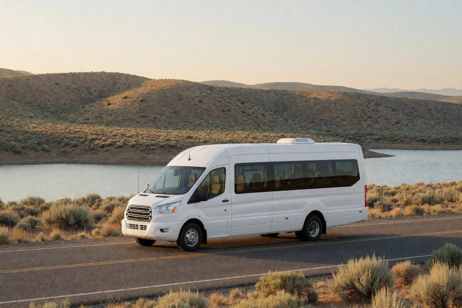 Charter bus in Sparks
