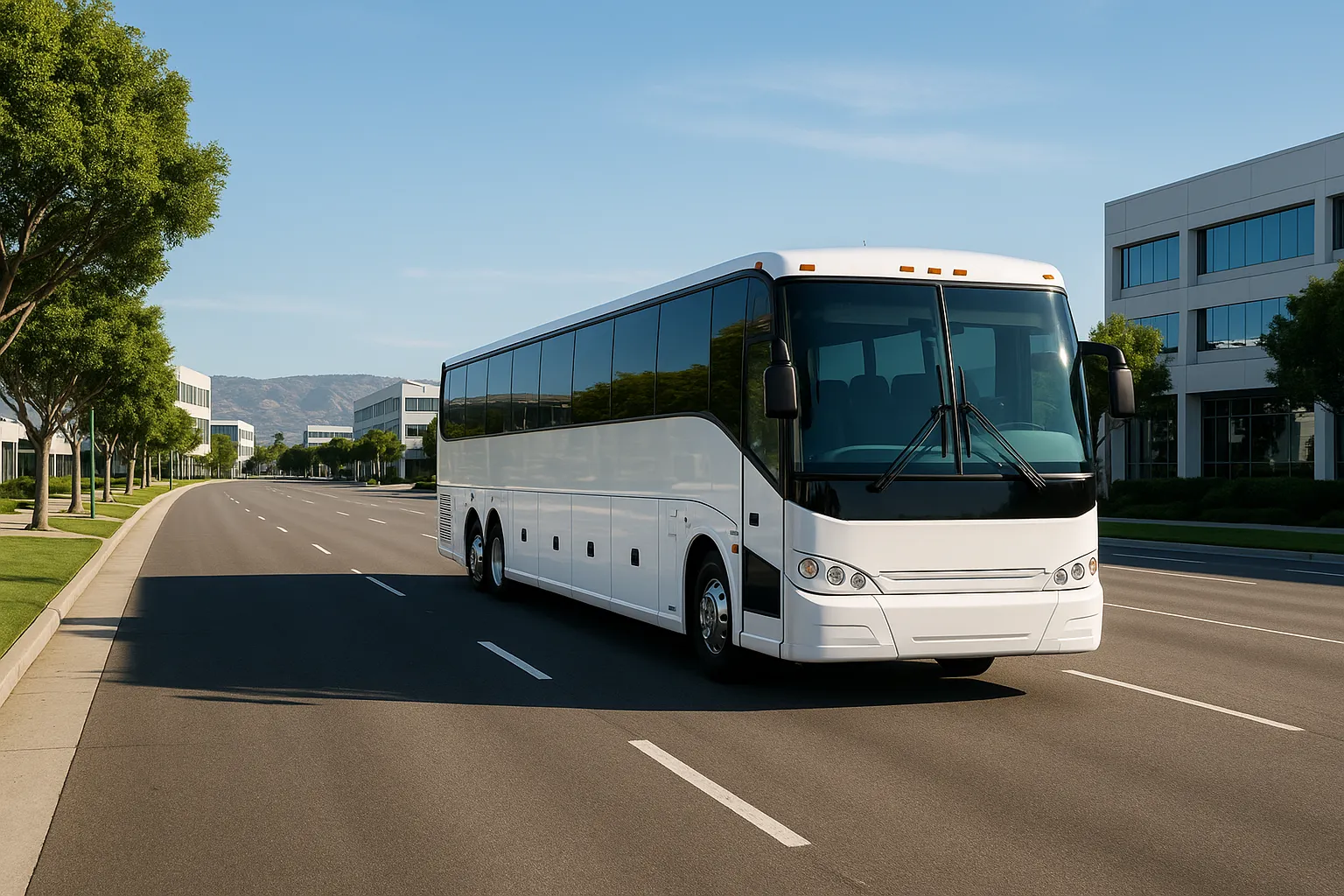 Charter bus in Torrance