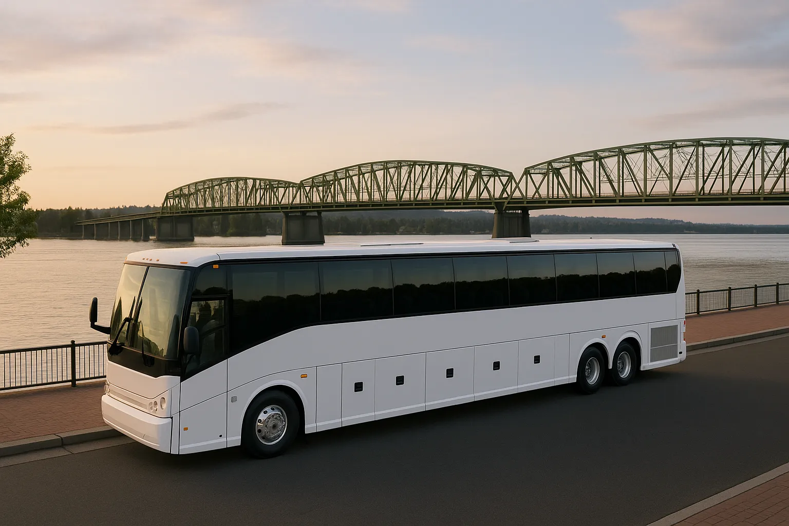 Charter bus in Vancouver