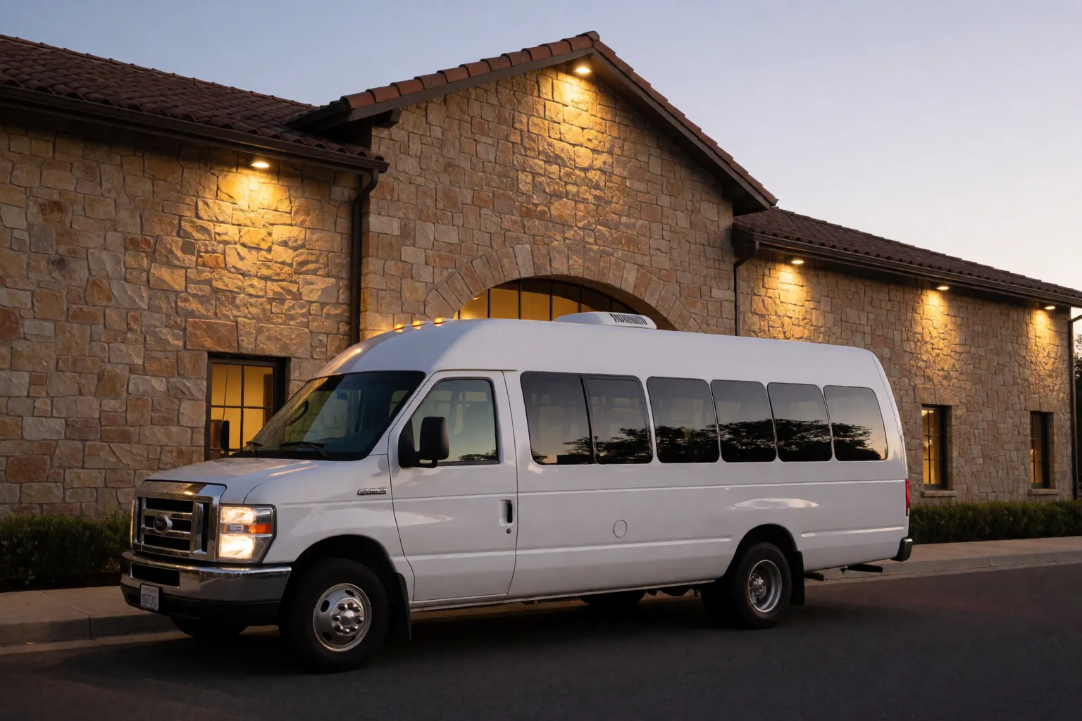 conference shuttle bus in Napa and Sonoma