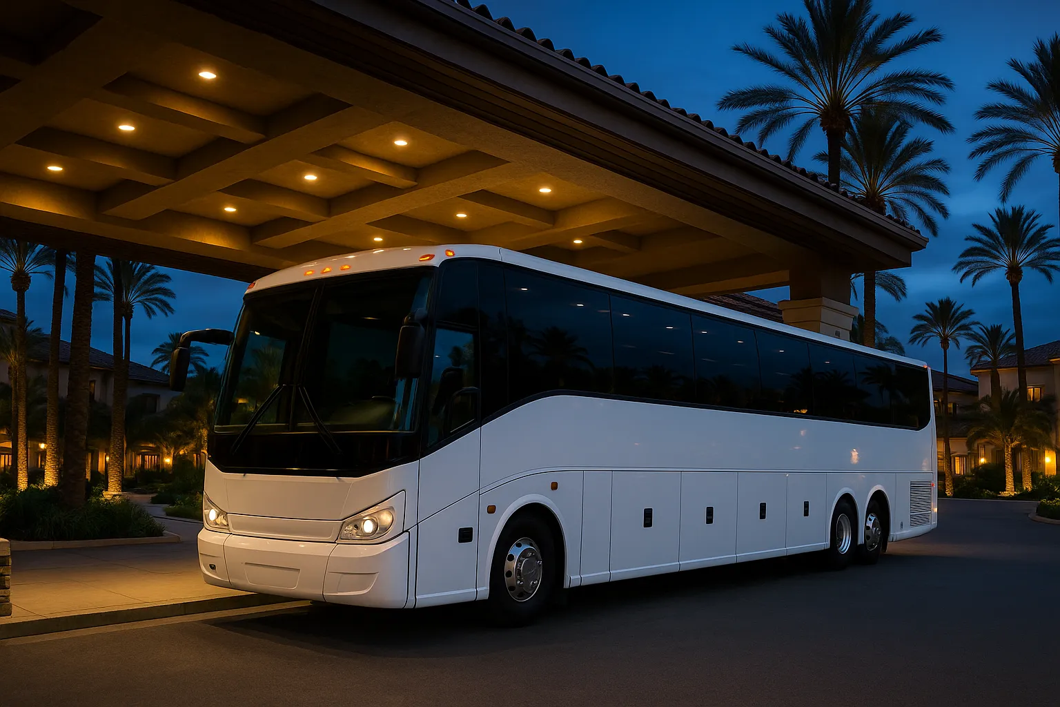 conference shuttle bus in Orange County