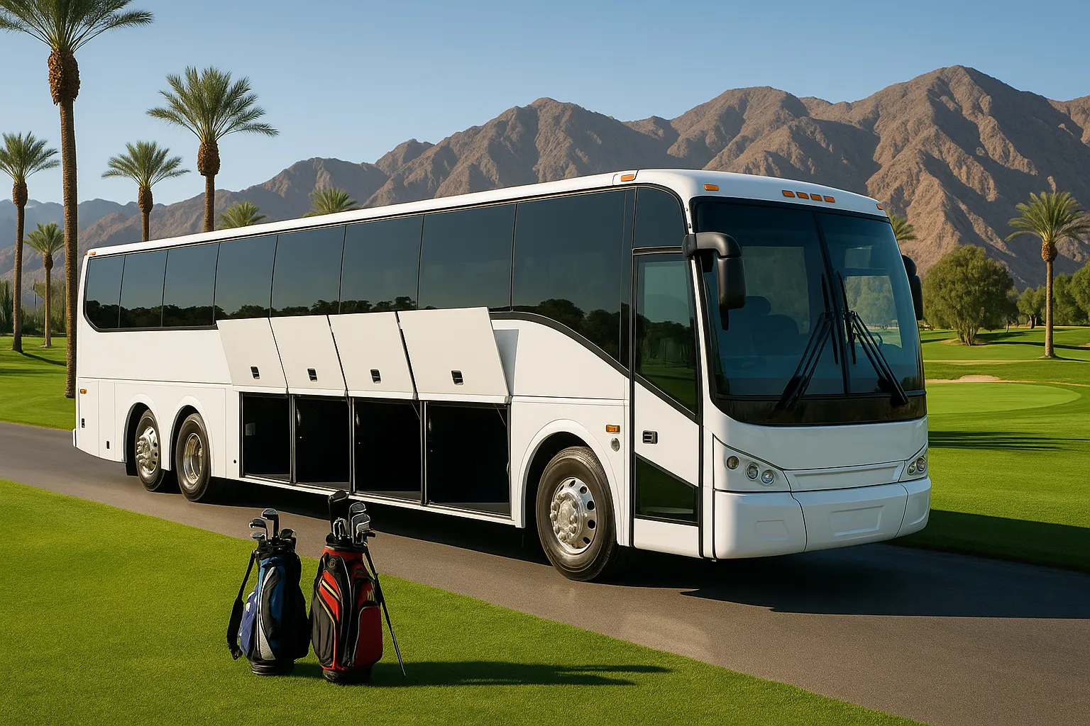 conference shuttle bus in Palm Springs
