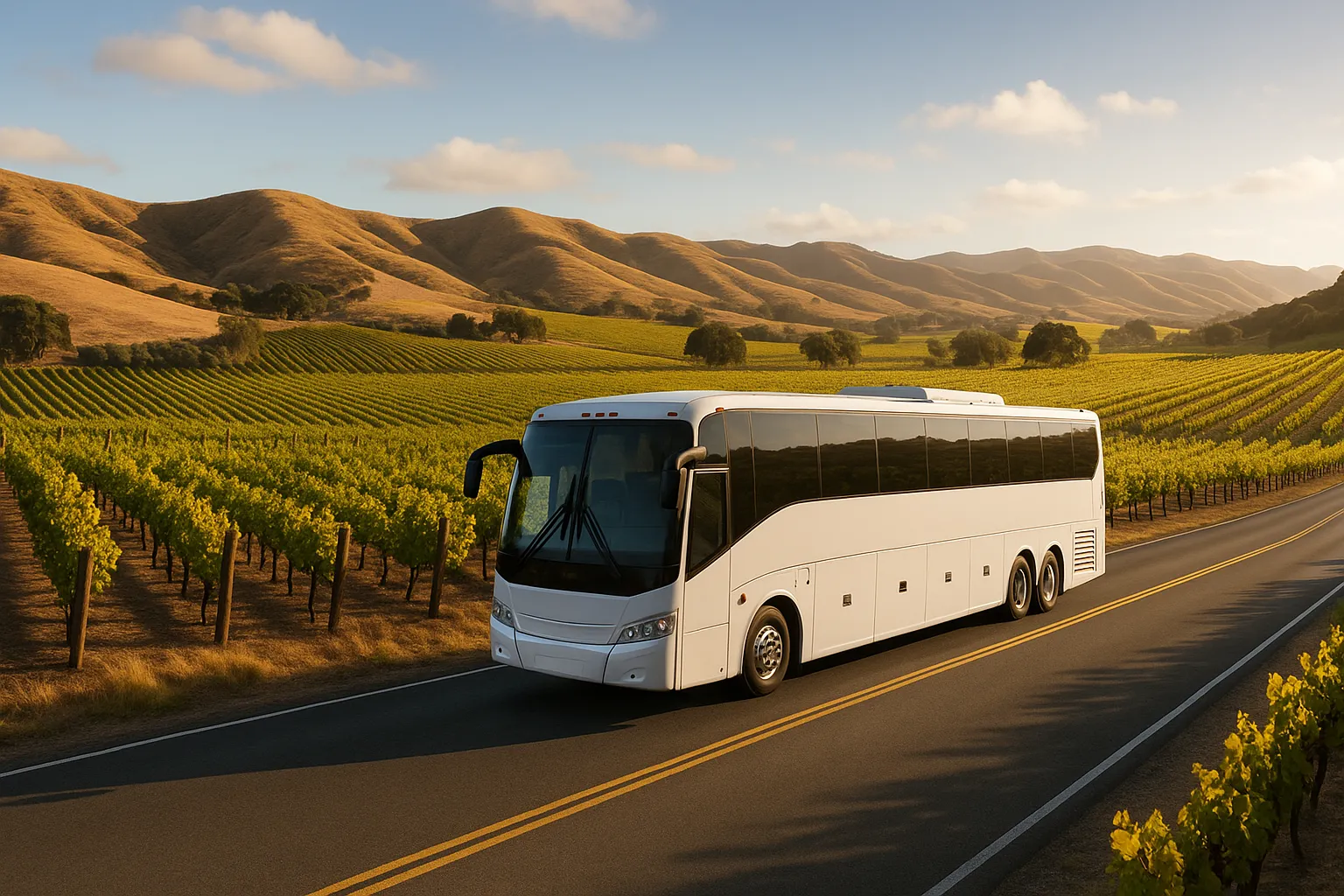 conference shuttle bus in Santa Barbara