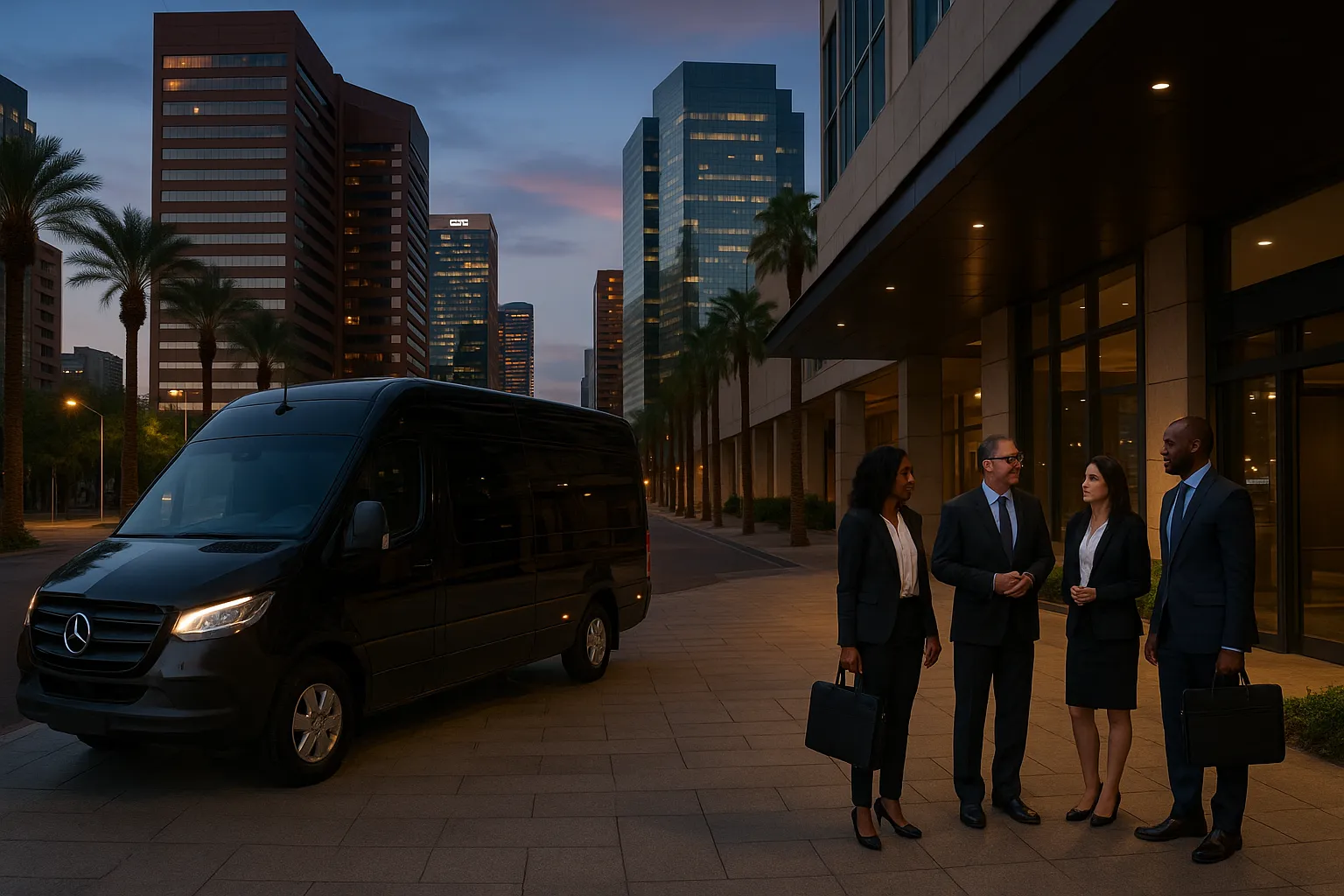 corporate charter bus in Phoenix