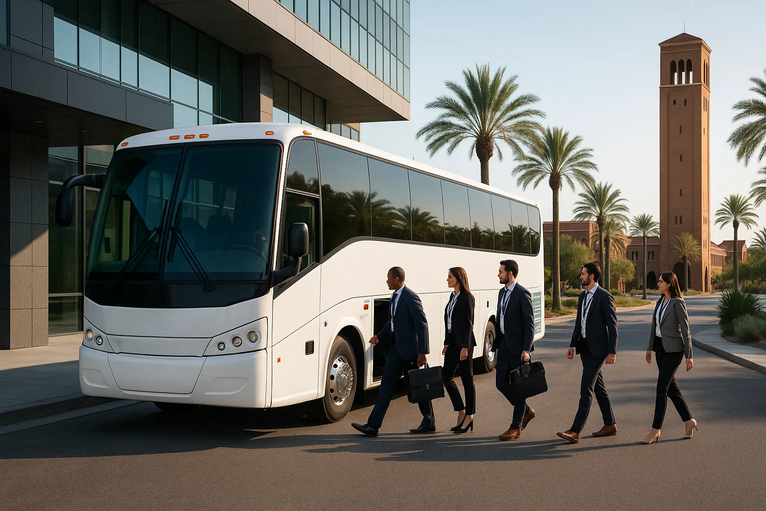 Corporate Charter Buses in Phoenix Metro