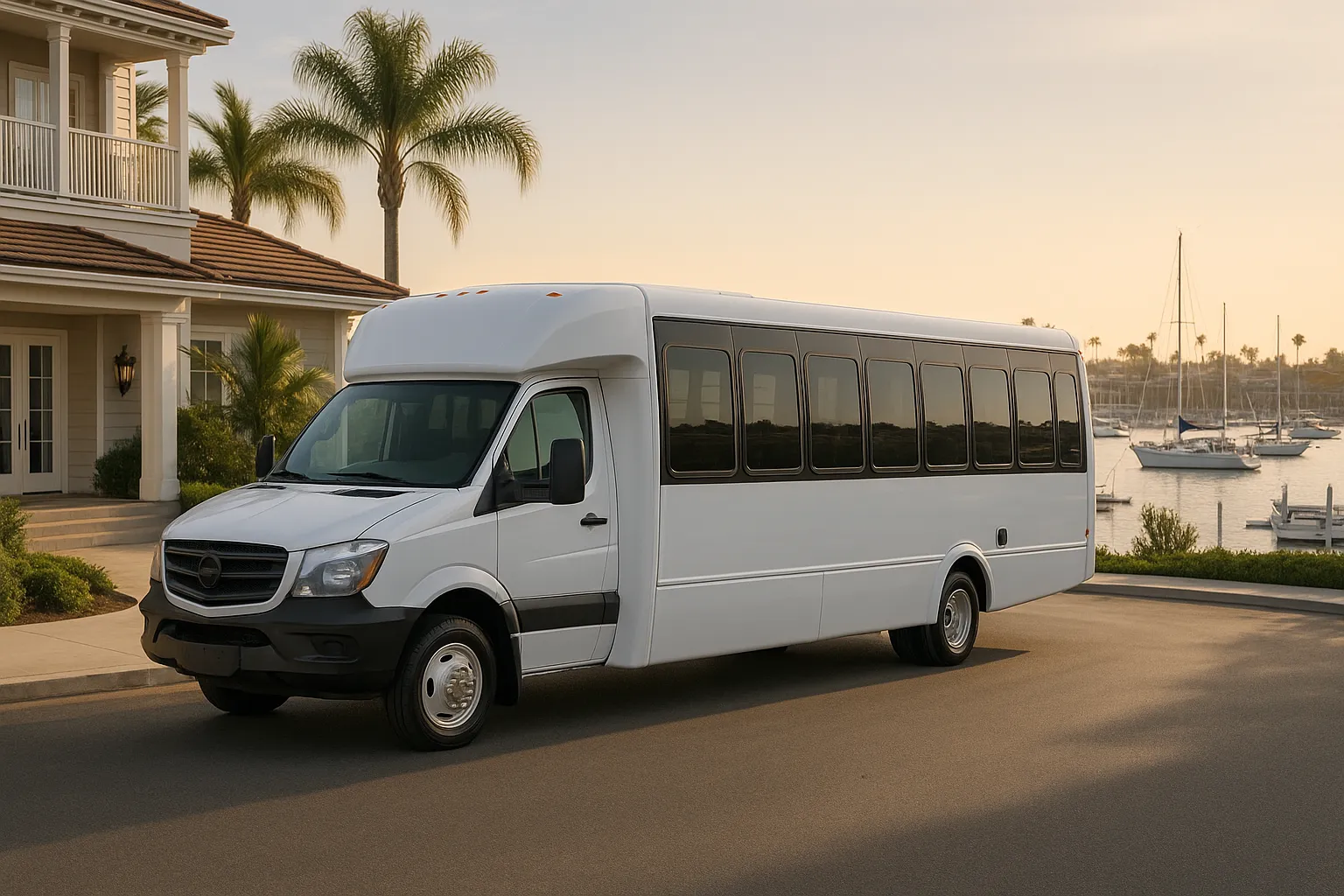 corporate charter bus in Orange County