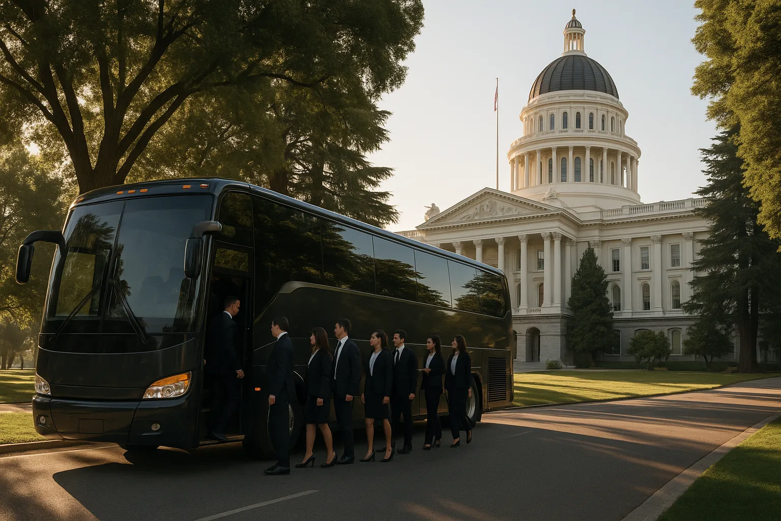 Corporate Charter Buses in Sacramento / Central Valley