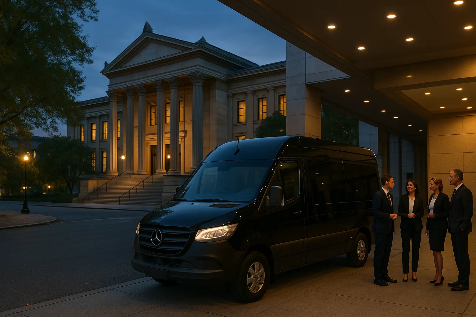 corporate charter bus in Washington DC