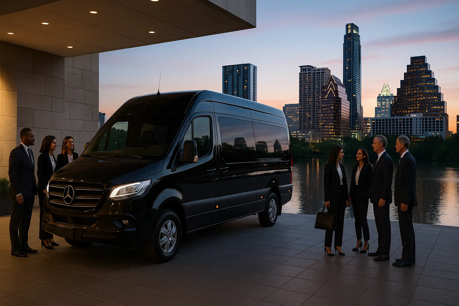 corporate charter bus in Austin