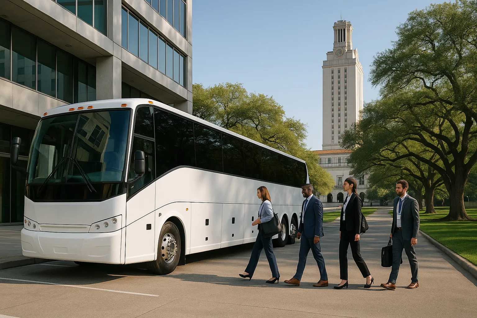 Corporate Charter Buses in Austin Metro