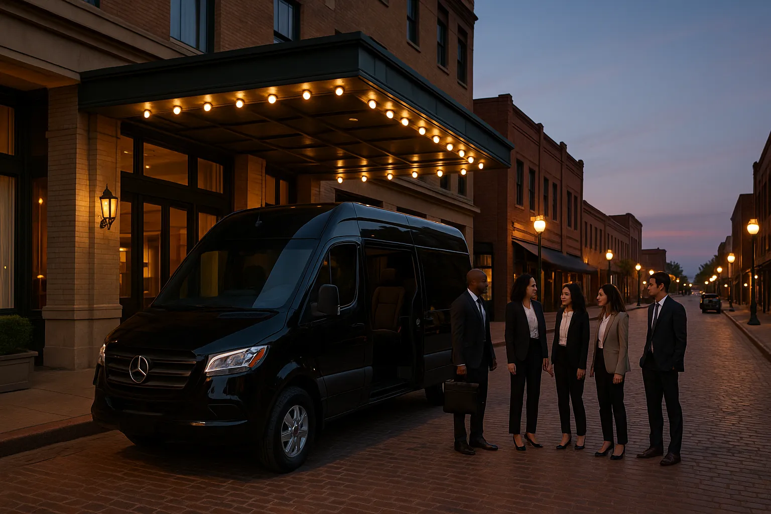 corporate charter bus in Dallas–Fort Worth
