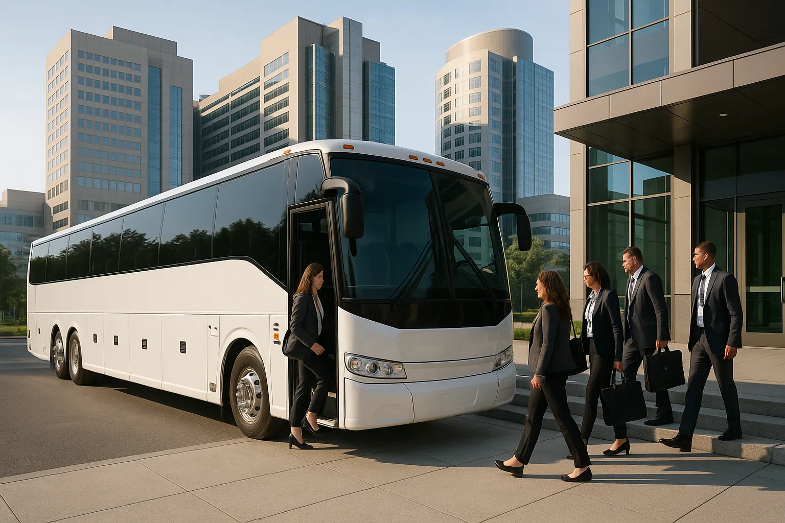 Corporate Charter Buses in Houston Metro