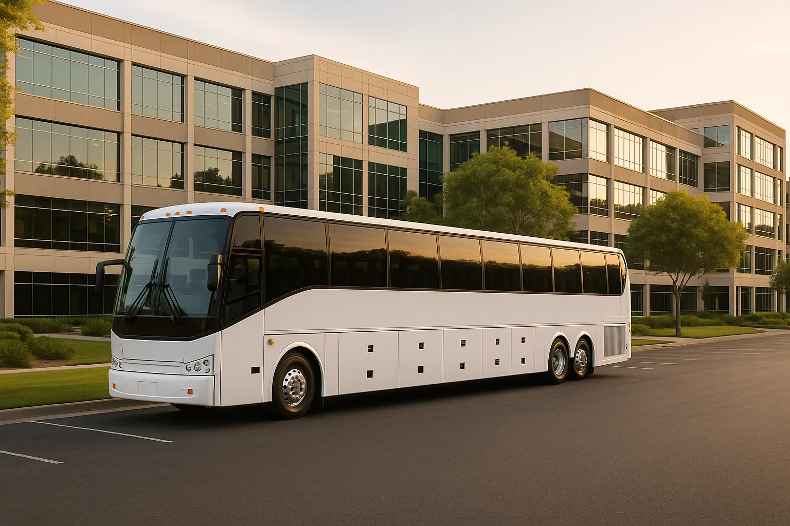 employee shuttle bus in Orange County