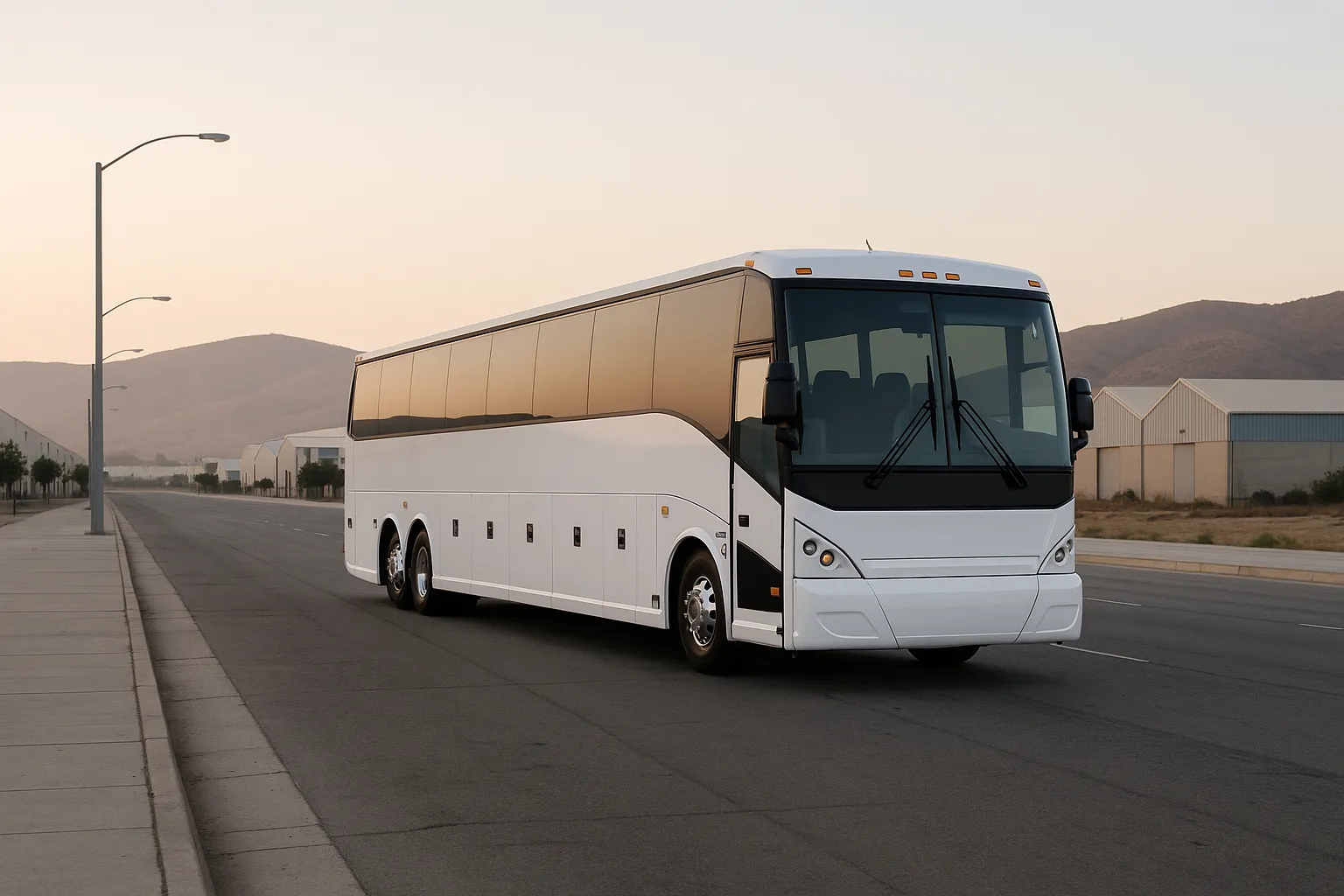 employee shuttle charter bus in San Diego