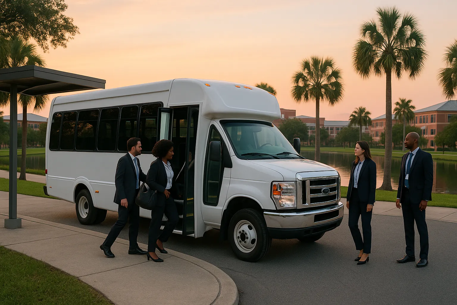 Employee Shuttle Programs in Orlando Metro