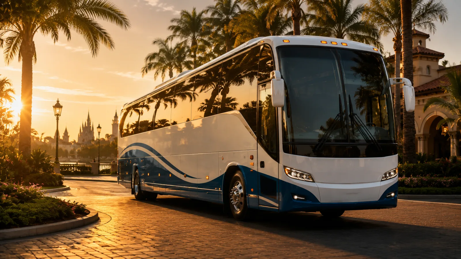 Charter bus in Orlando Metro