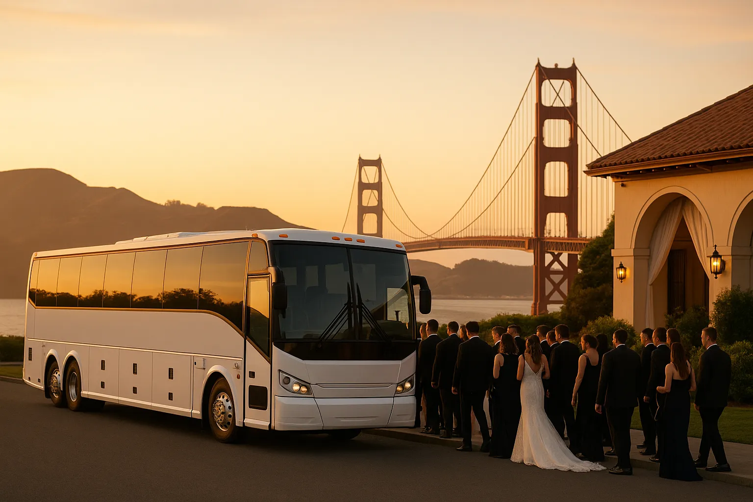 Wedding Transportation in the Bay Area: Shuttle Costs & Planning