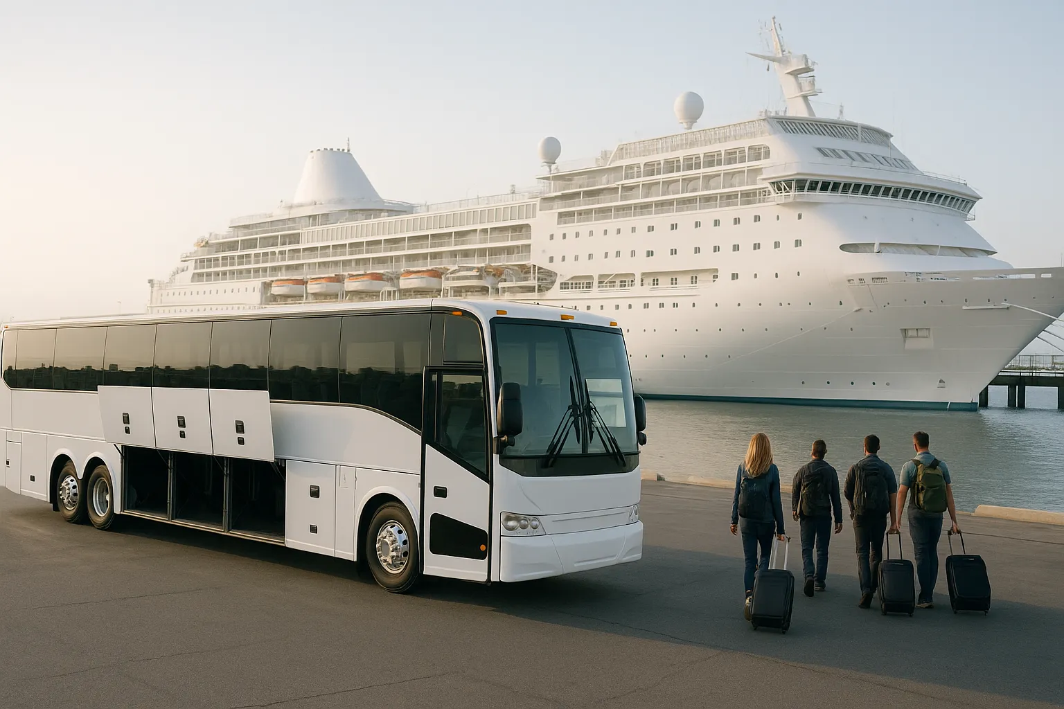 Cruise Port Bus Transfers in Los Angeles: Terminals, Costs & Timing