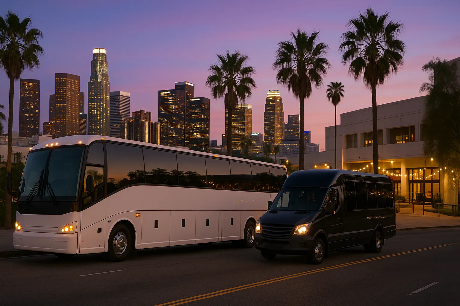 Party Bus Vs Charter Bus in Los Angeles