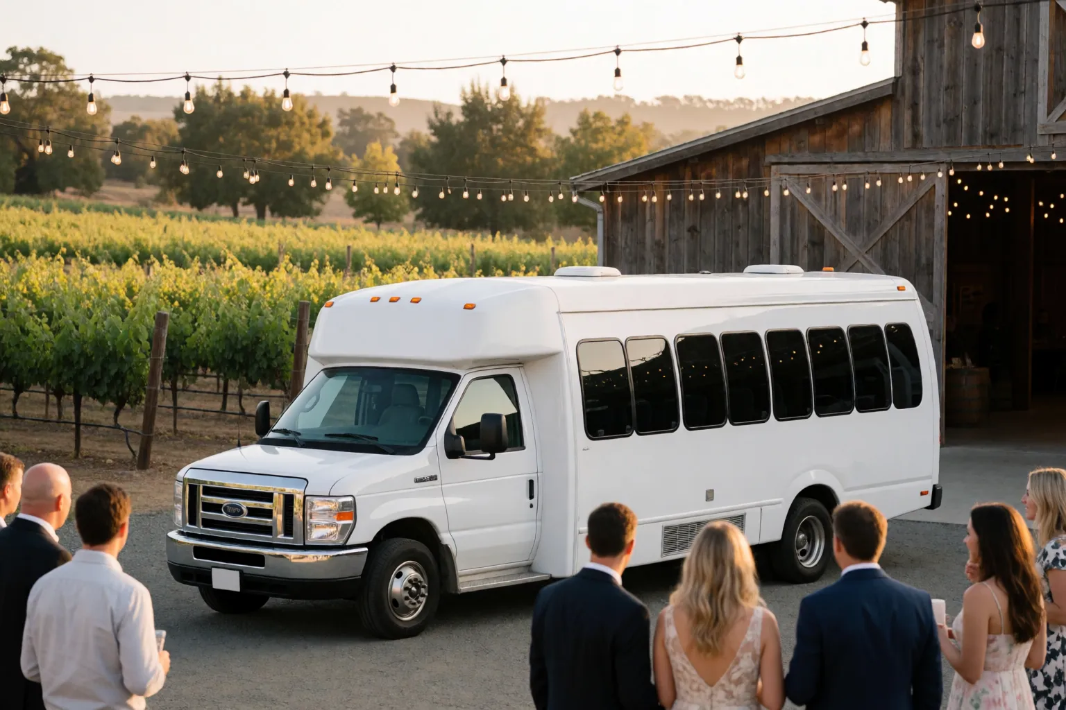 Wedding Transportation in Napa & Sonoma: Shuttle Costs & Planning