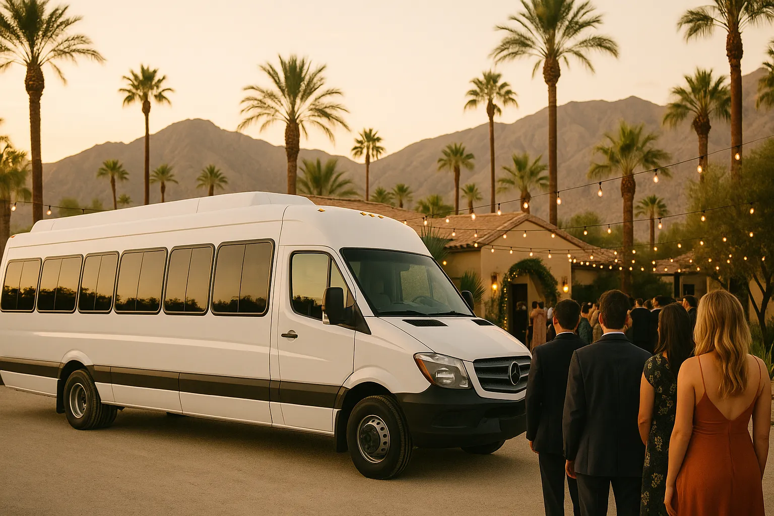 Wedding Transportation in Palm Springs & Coachella Valley: Shuttle Costs & Planning