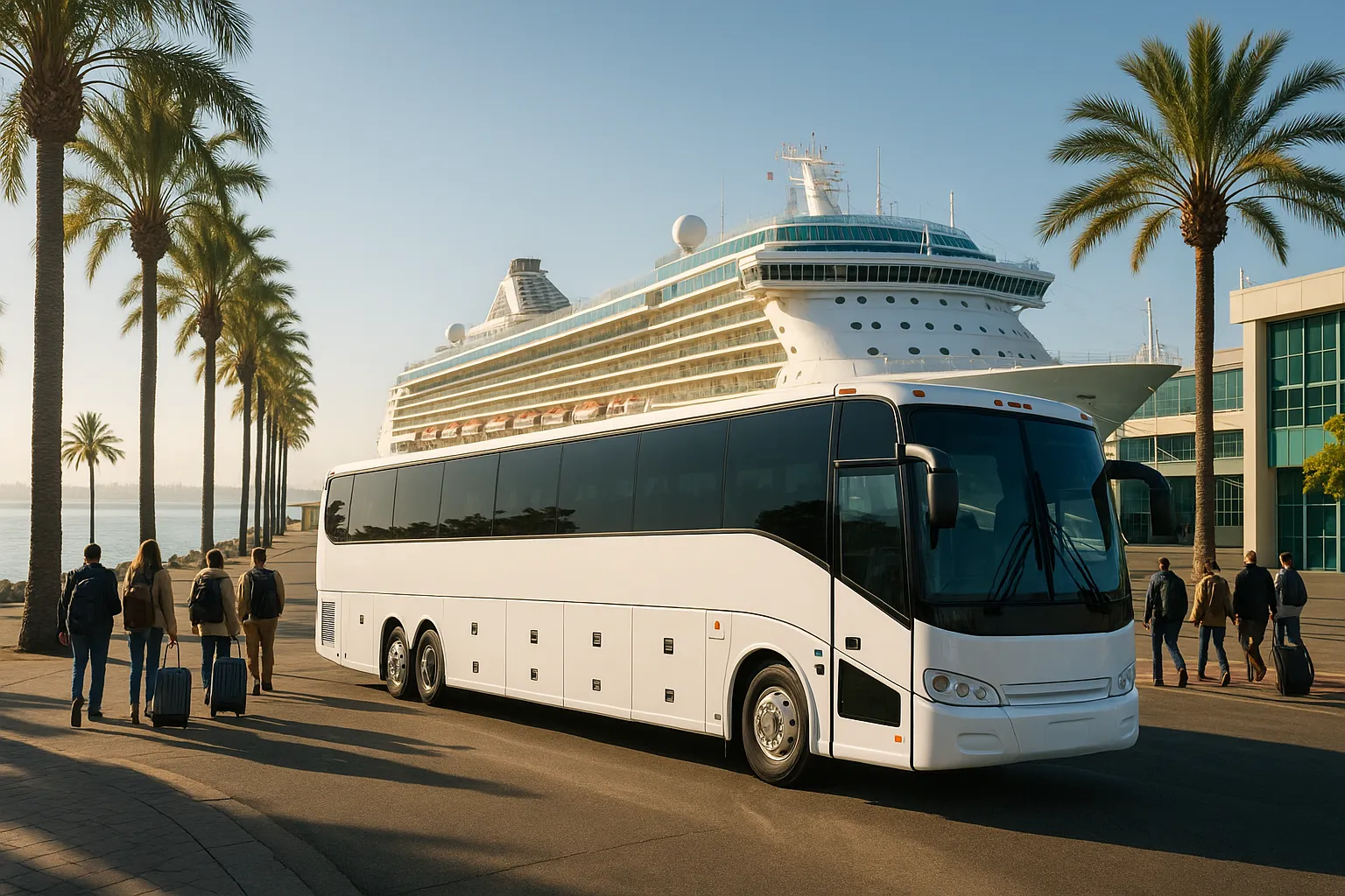 Cruise Port Bus Transfers in San Diego: Terminals, Costs & Timing